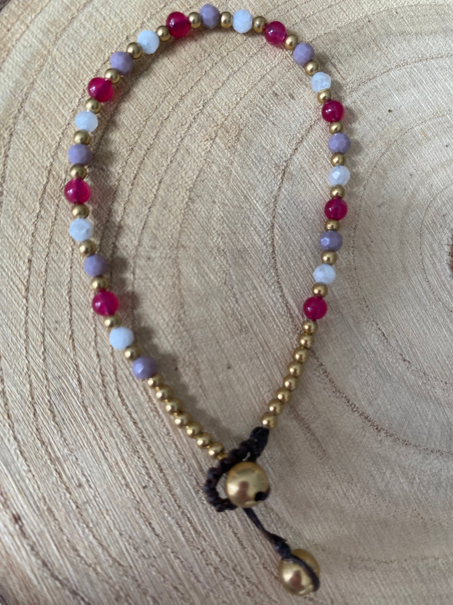 Moonstone Crystal Healing Bracelet for Stress