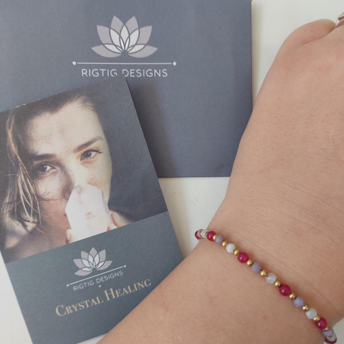 Moonstone Crystal Healing Bracelet for Stress