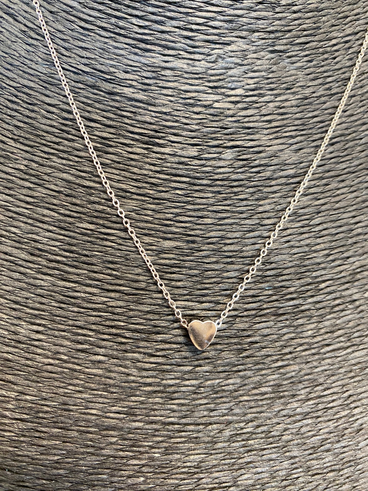 Silver Heart Waterproof Necklace
