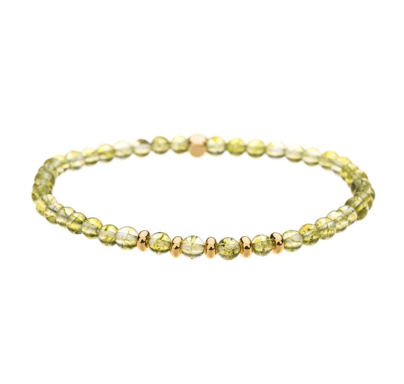 Taiwan Jade Bracelet with Gold Plating