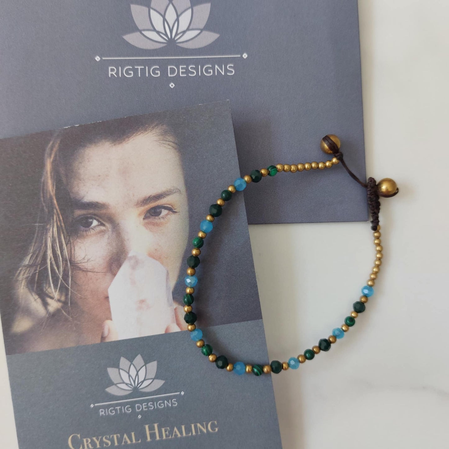 Malachite Crystal Healing Bracelet for Protection