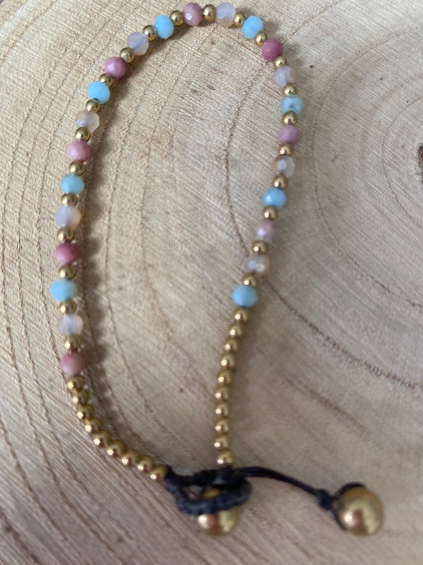 Rhodonite Crystal Healing Bracelet for Balance