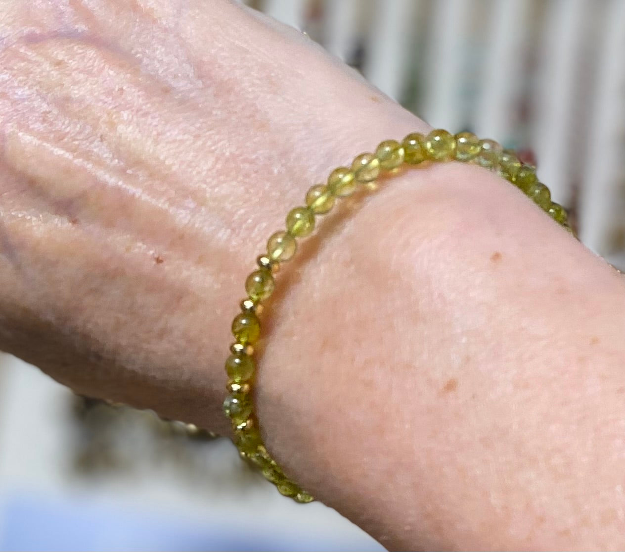 Taiwan Jade Bracelet with Gold Plating