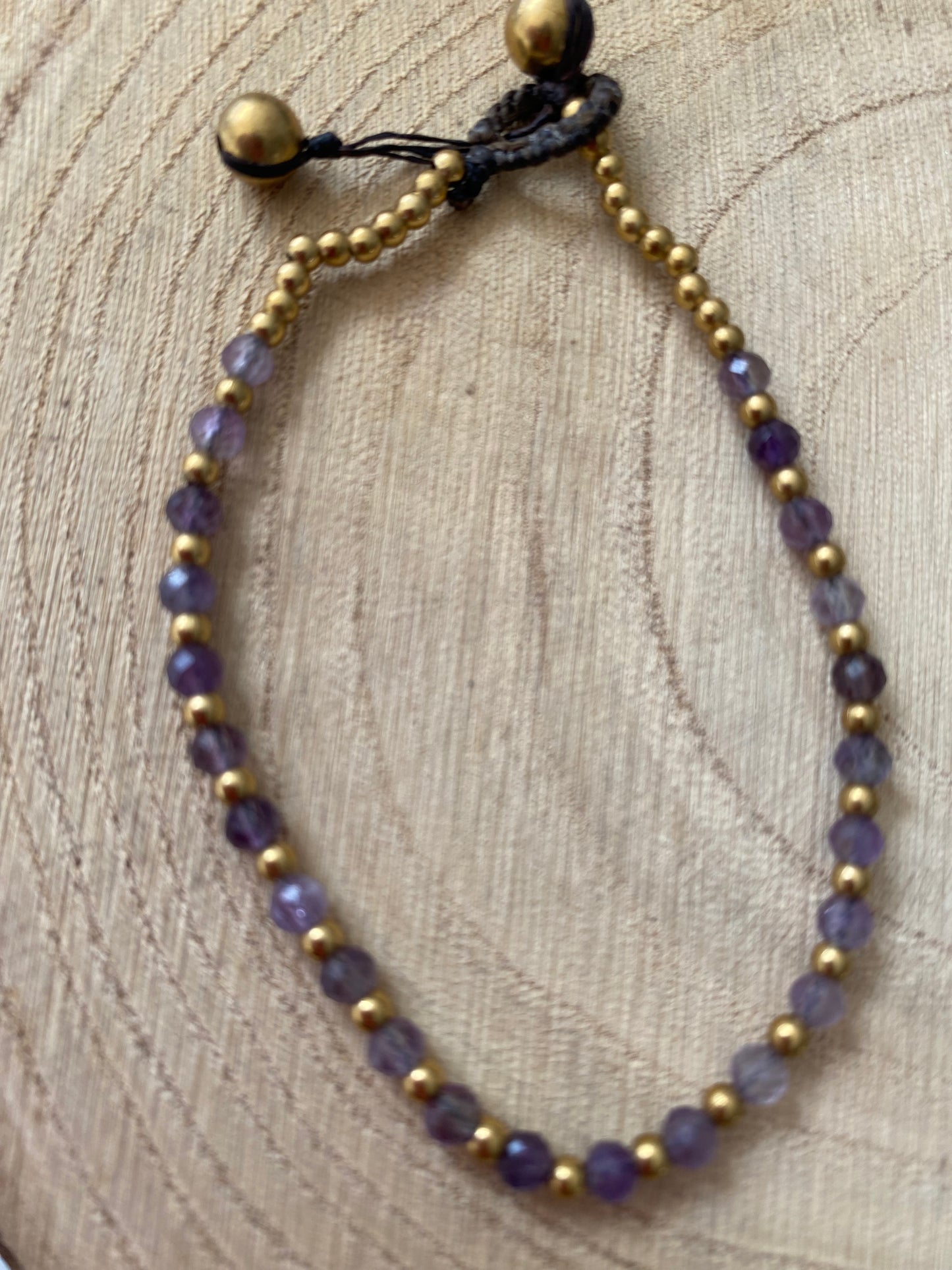 Amethyst Menopause Relief Crystal Healing Bracelet for Depression