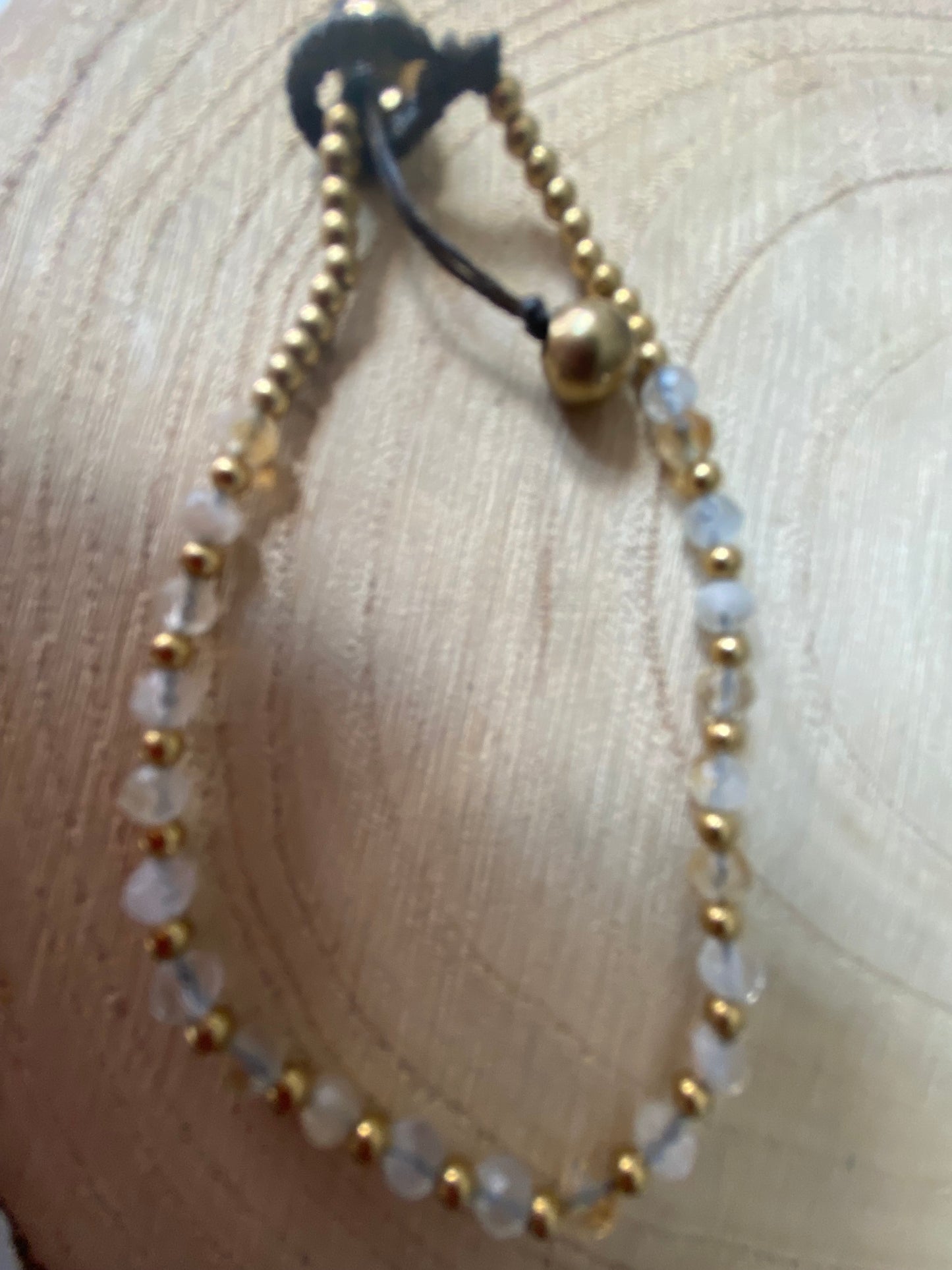 Citrine Menopause Relief Crystal Healing Bracelet for Hot Flushes