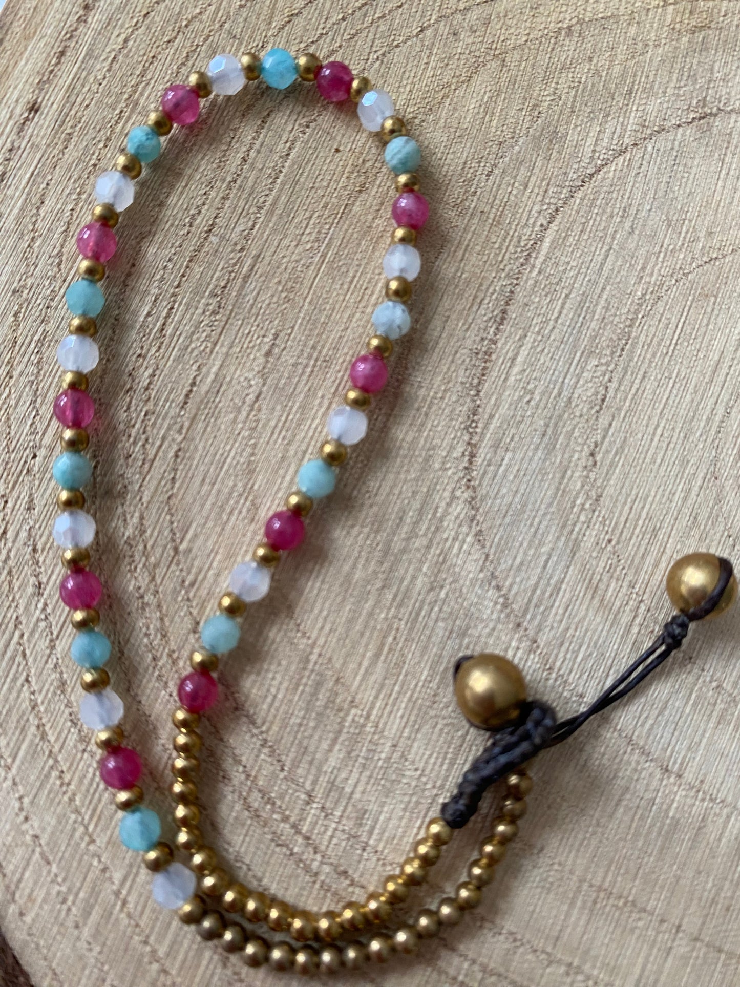 Amazonite Crystal Healing Anklet for Health
