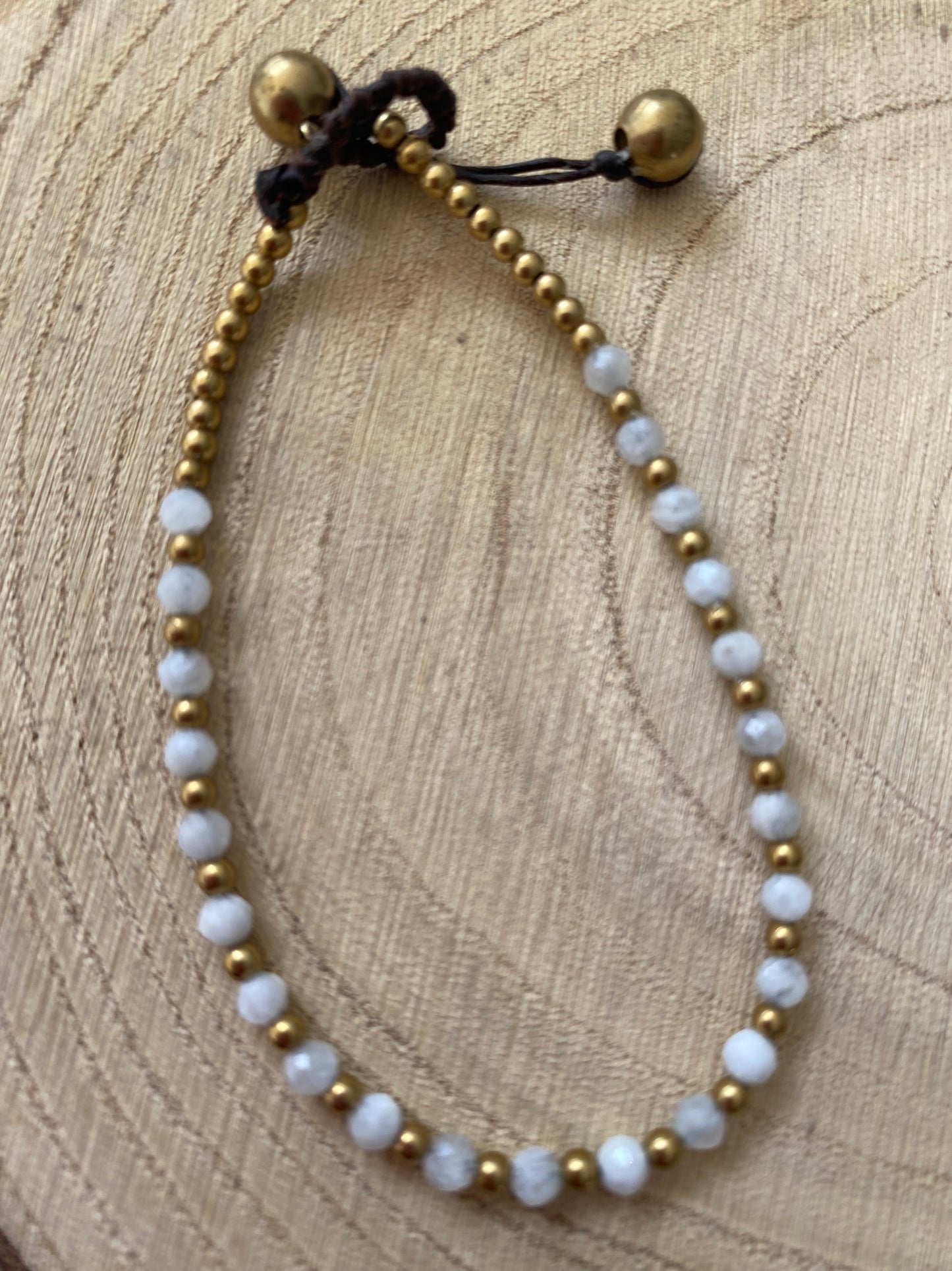 Moonstone Menopause Relief Crystal Healing Bracelet for Hormone Balance