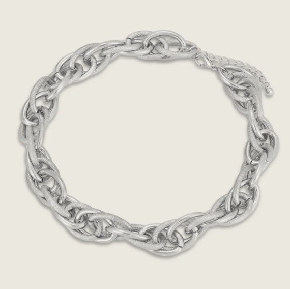 Chunky Silver Chain Necklace