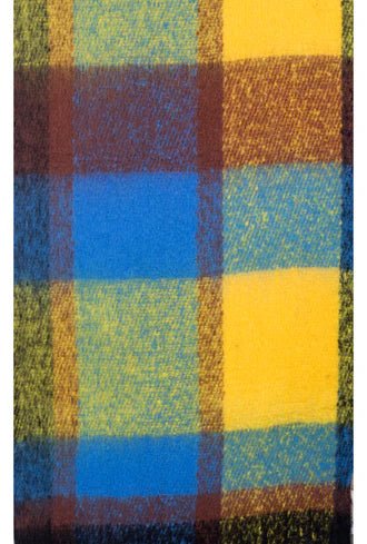Blue and Yellow Colour Block Scarf - Last One! - Louise's Jewellery Box