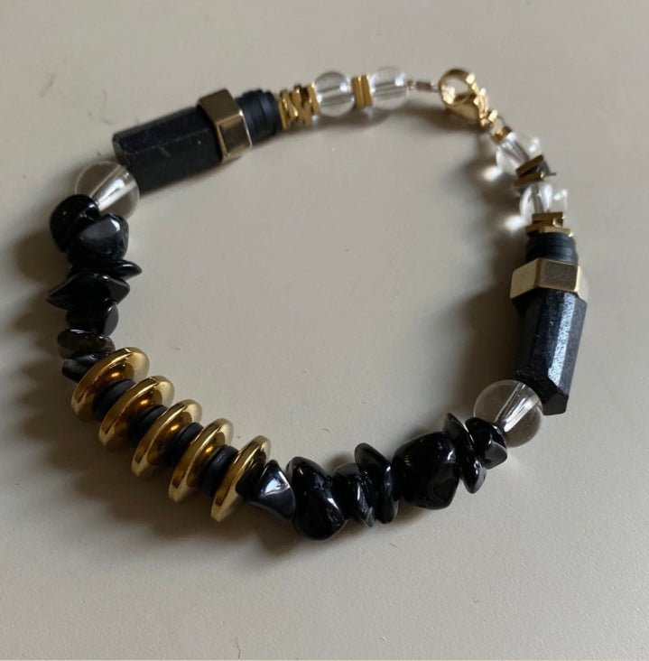 Gist Jewellery Moorland Collection Gold and Black Bracelet - Louise's Jewellery Box