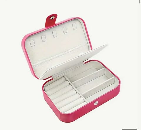 Pink Travel Jewellery Box - Louise's Jewellery Box