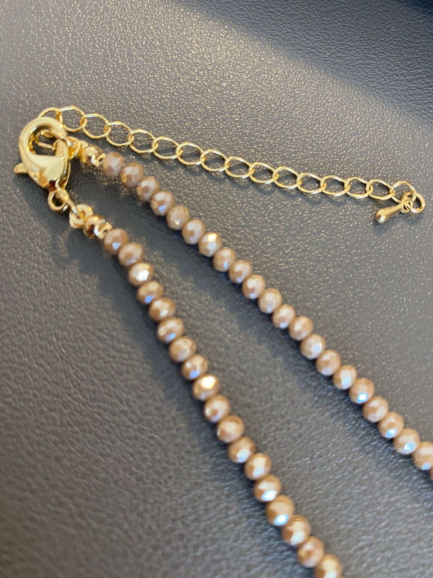 Short Tigers Eye, Agate and Pearl Necklace in Gold Plating - Louise's Jewellery Box