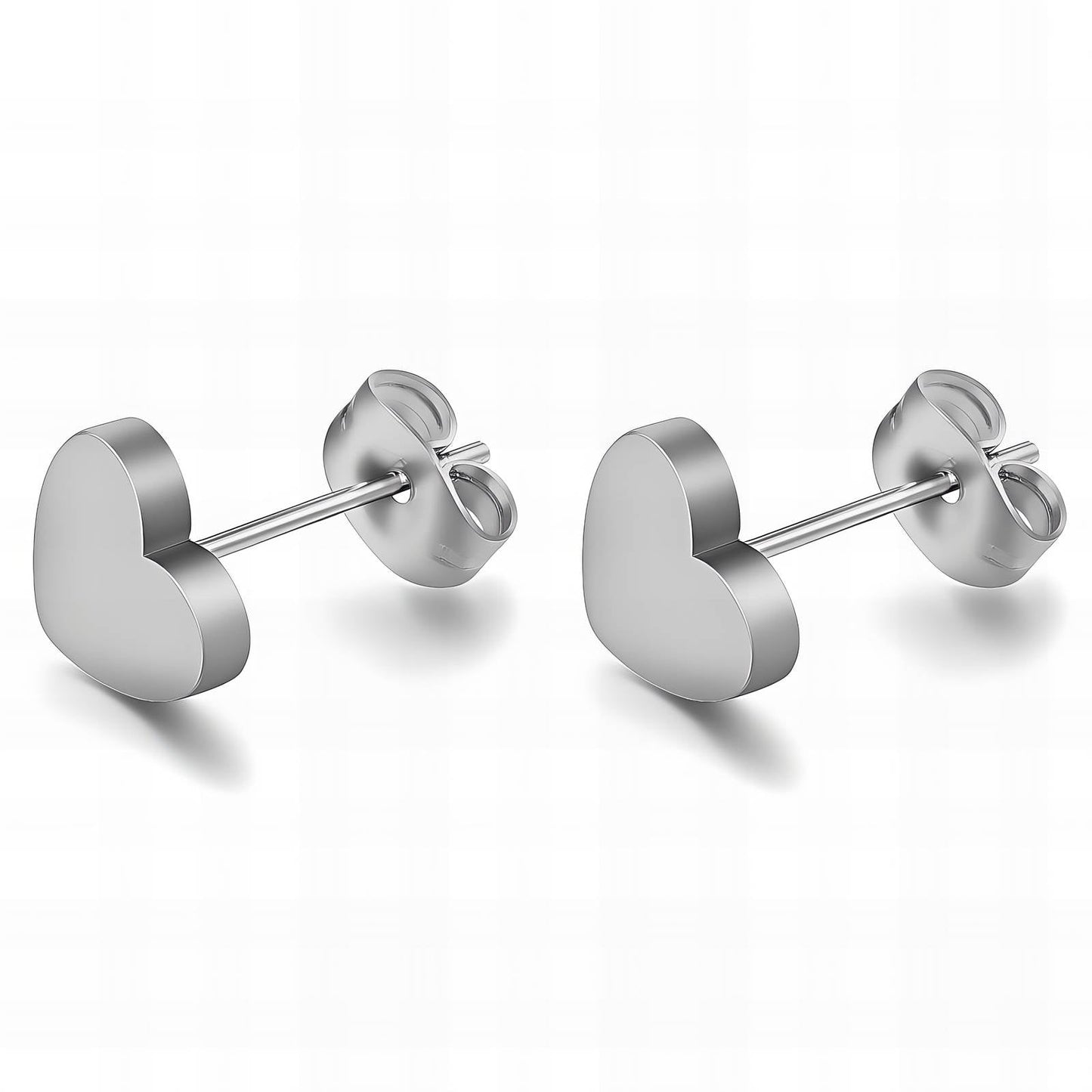 Stainless Steel Waterproof Heart Earrings - Louise's Jewellery Box