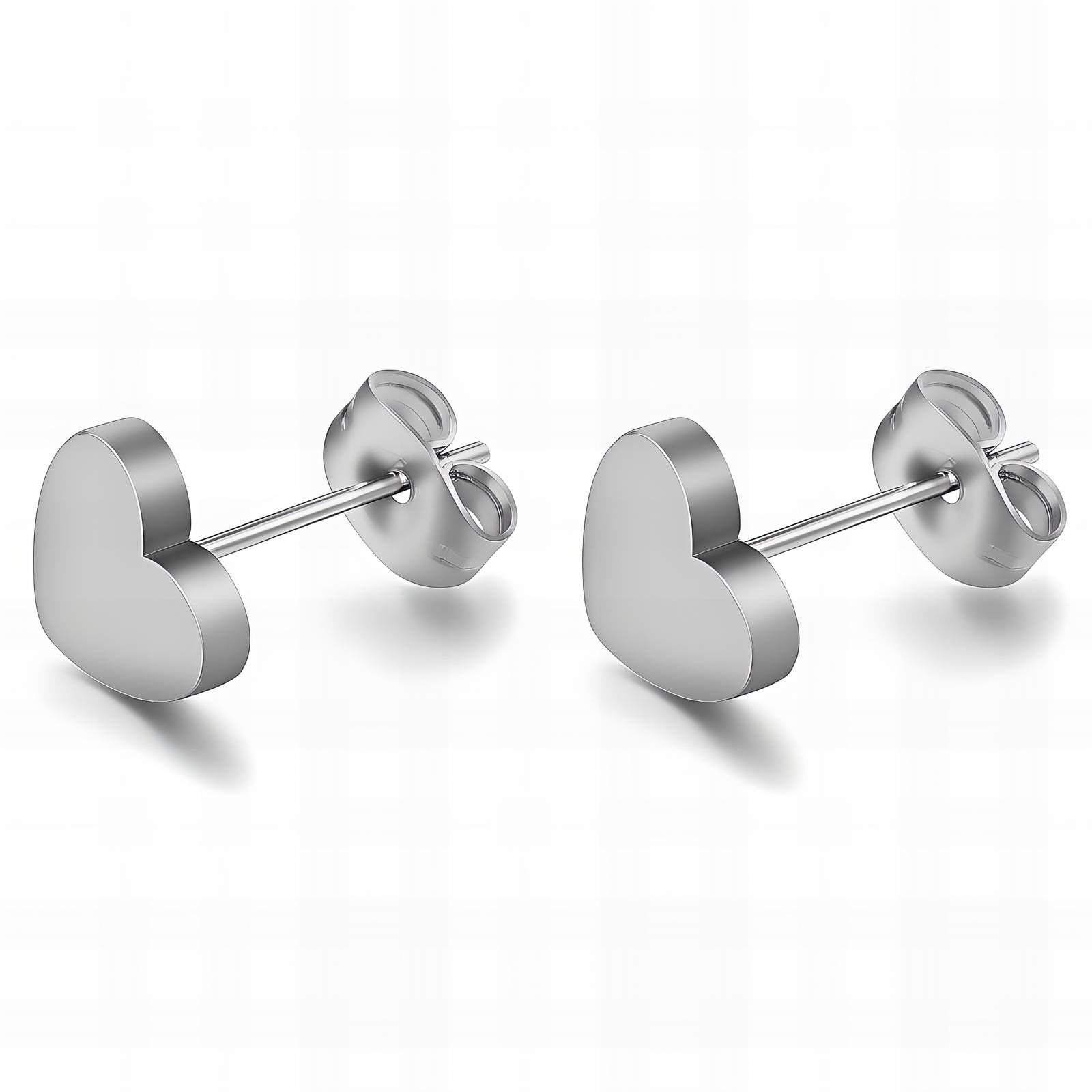Stainless Steel Waterproof Heart Earrings - Louise's Jewellery Box