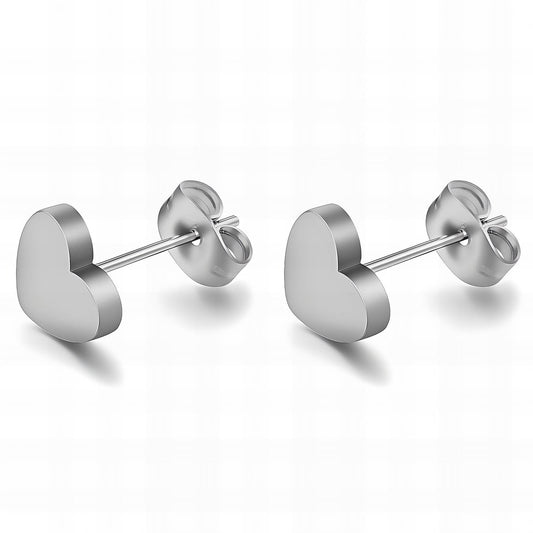 Stainless Steel Waterproof Heart Earrings - Louise's Jewellery Box