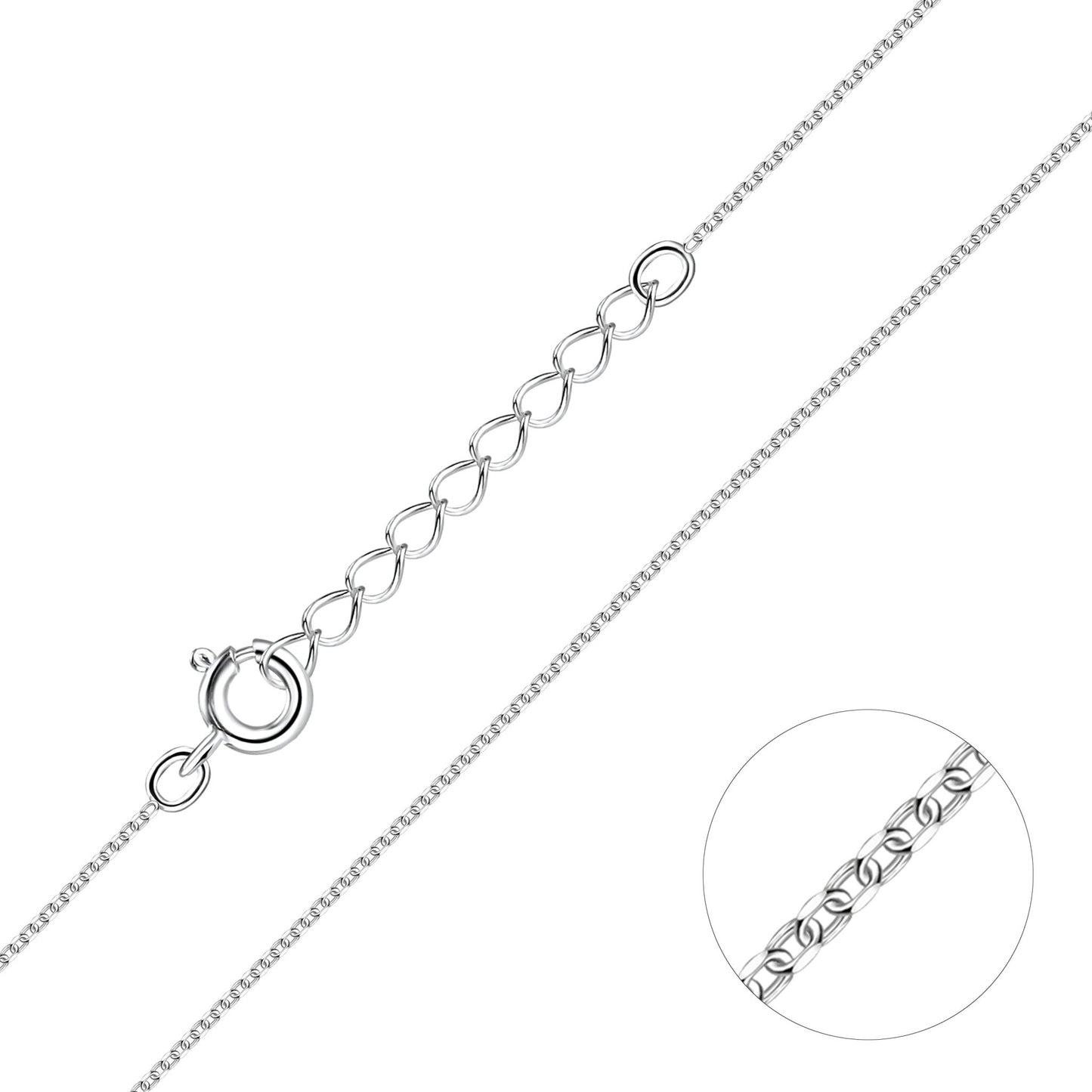 Sterling Silver Necklace with Pink Crystal Heart - Louise's Jewellery Box