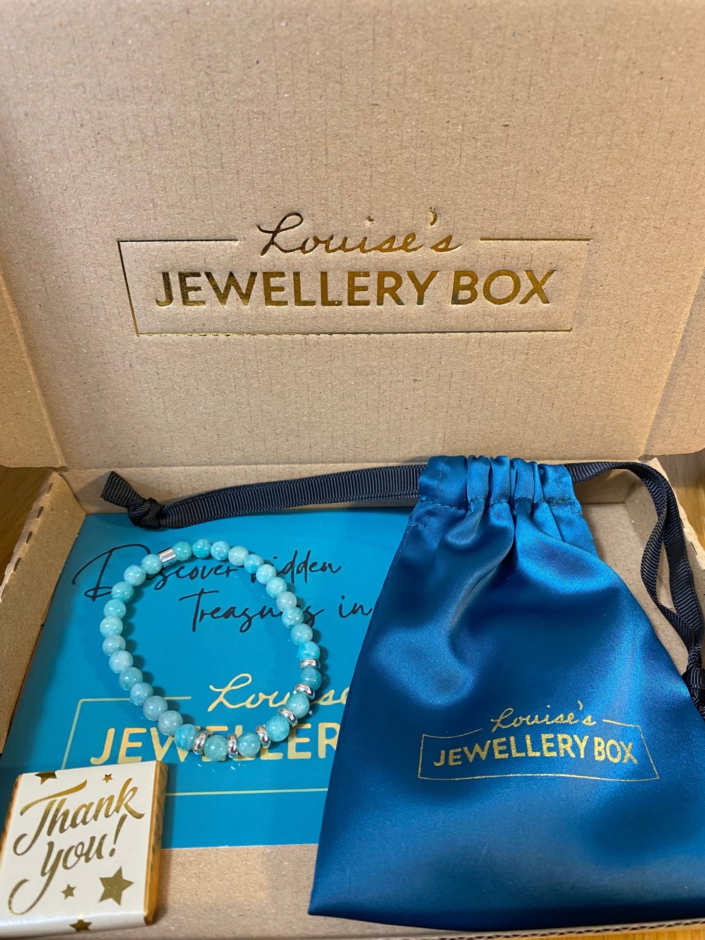 Tianhe Stone Bracelet with Silver Plating - Louise's Jewellery Box