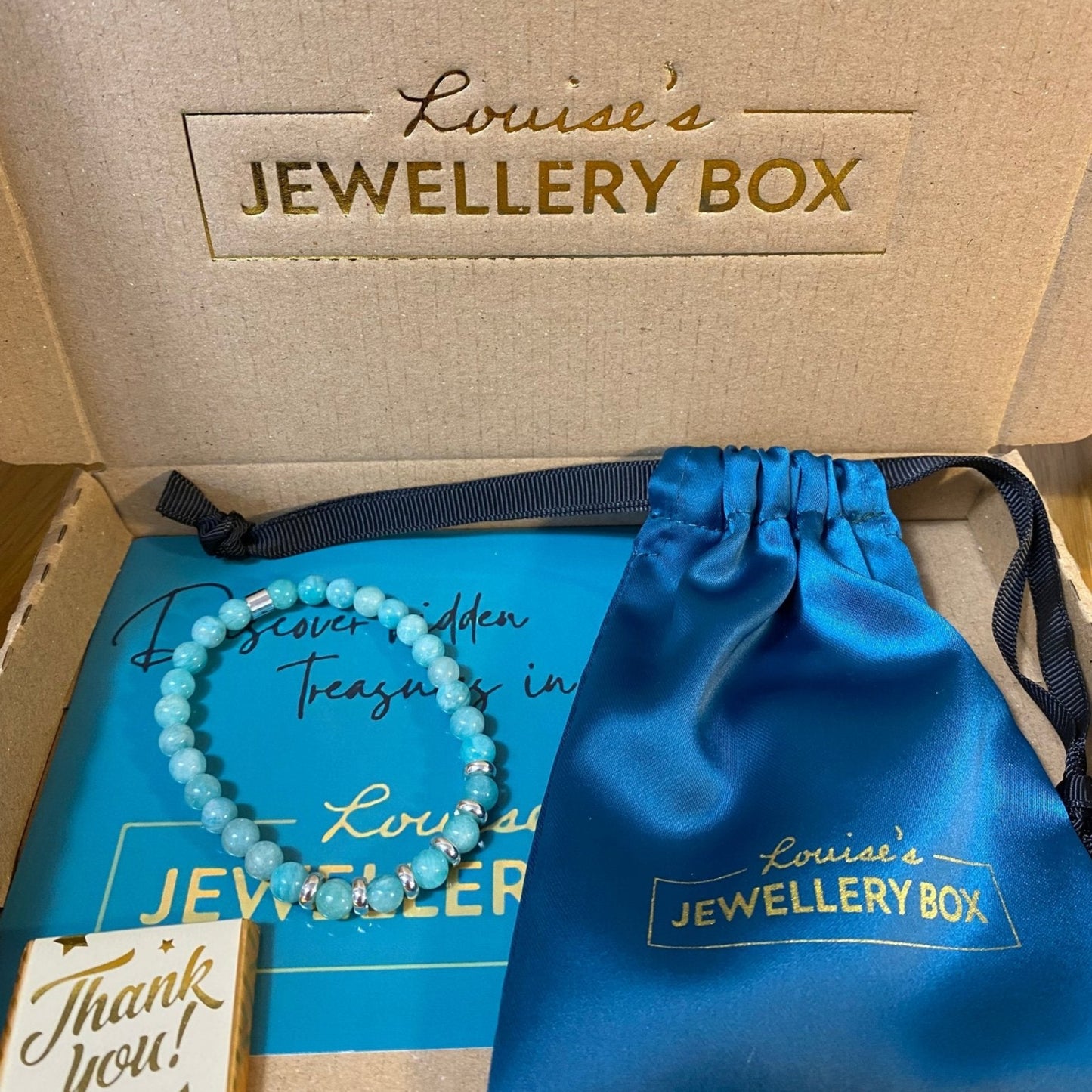 Tianhe Stone Bracelet with Silver Plating - Louise's Jewellery Box