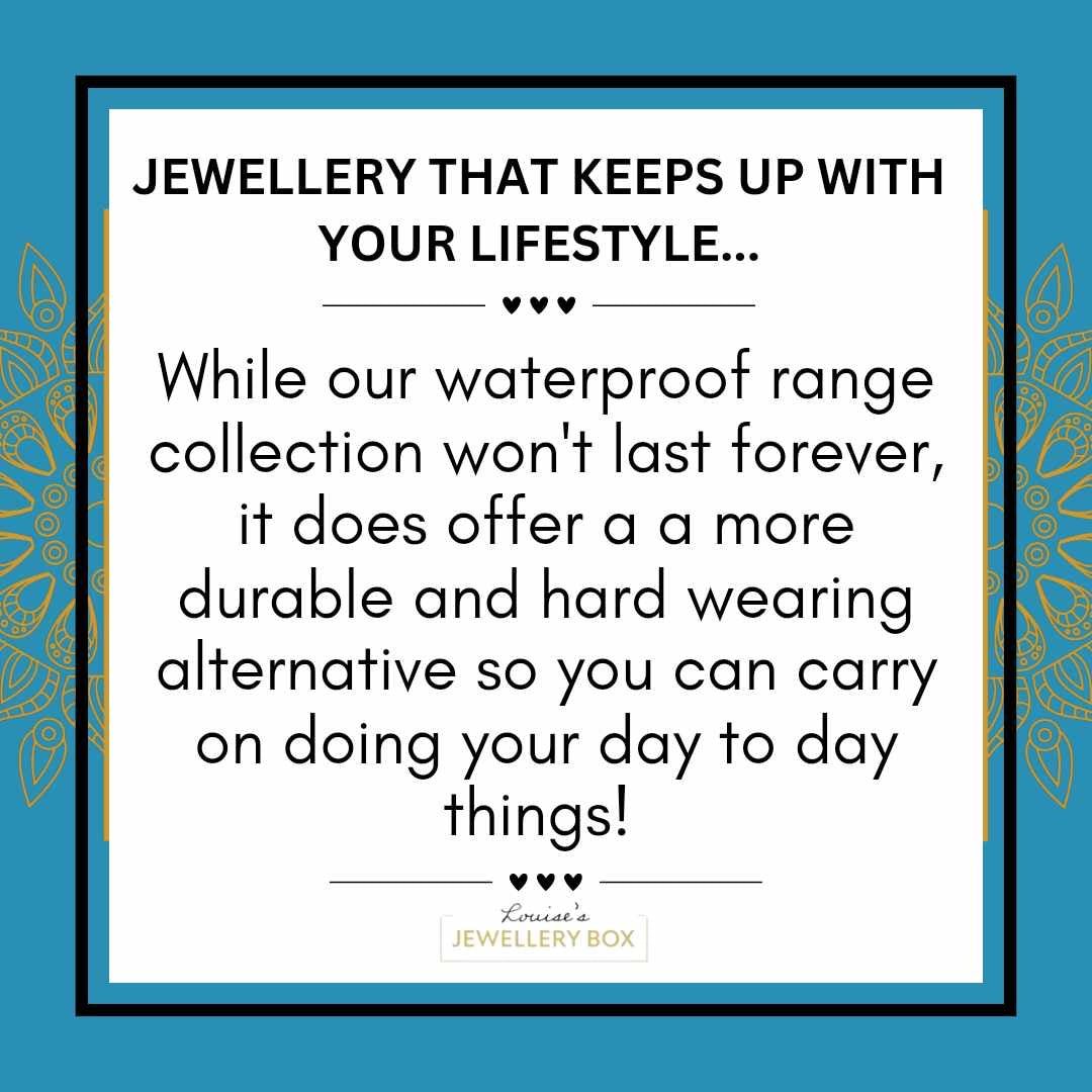 18K Gold Plated Waterproof Roman Numersals Necklace - Louise's Jewellery Box