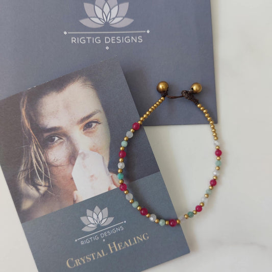 Amazonite Crystal Healing Bracelet  for Health