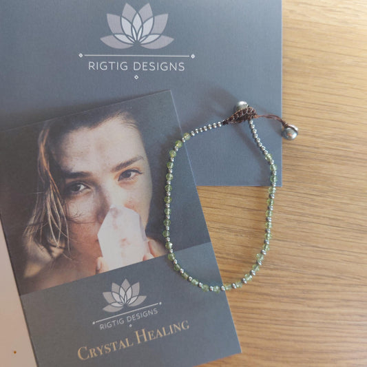 August Birthstone Bracelet - Peridot