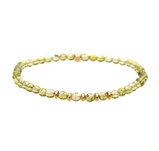 Taiwan Jade Bracelet with Gold Plating