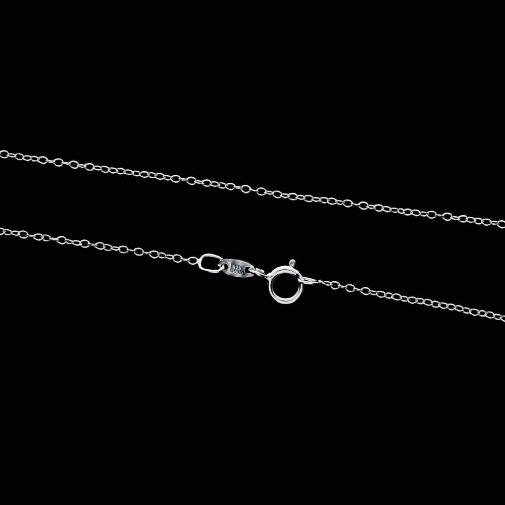 925 Sterling Silver Delicate Cable Trace Chain 18" - Louise's Jewellery Box