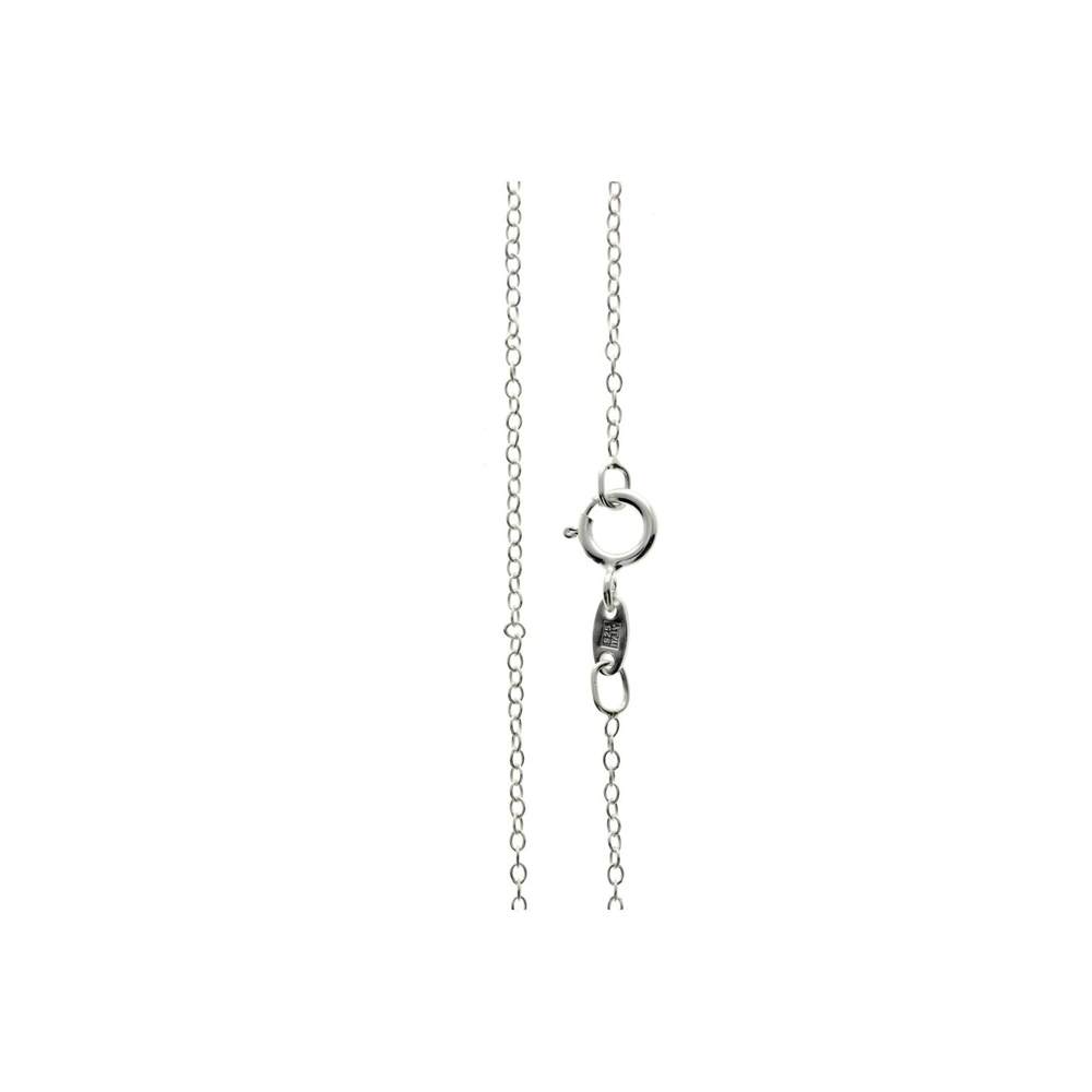925 Sterling Silver Delicate Cable Trace Chain 18" - Louise's Jewellery Box