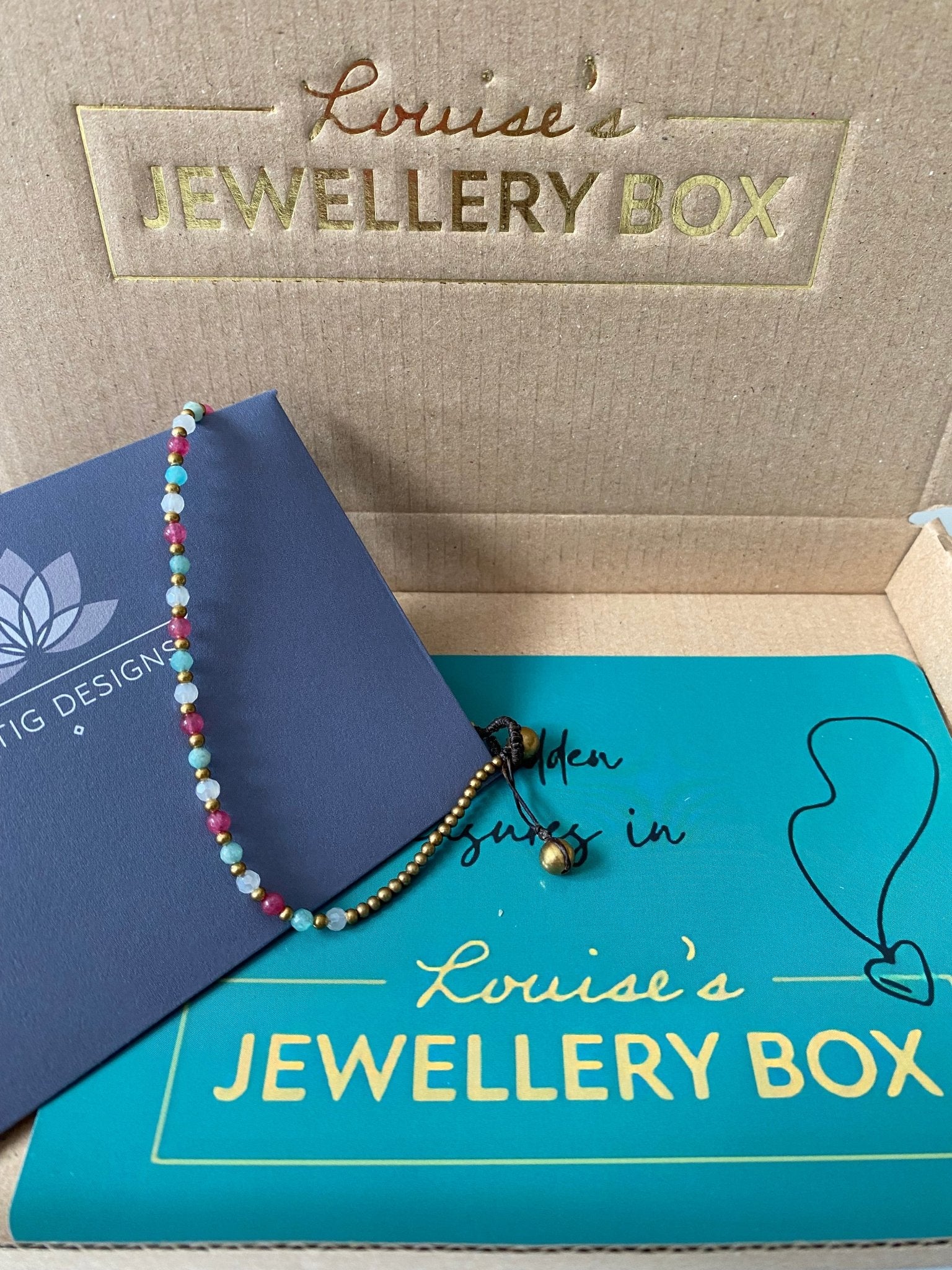 Amazonite Crystal Healing Anklet for Health - Louise's Jewellery Box