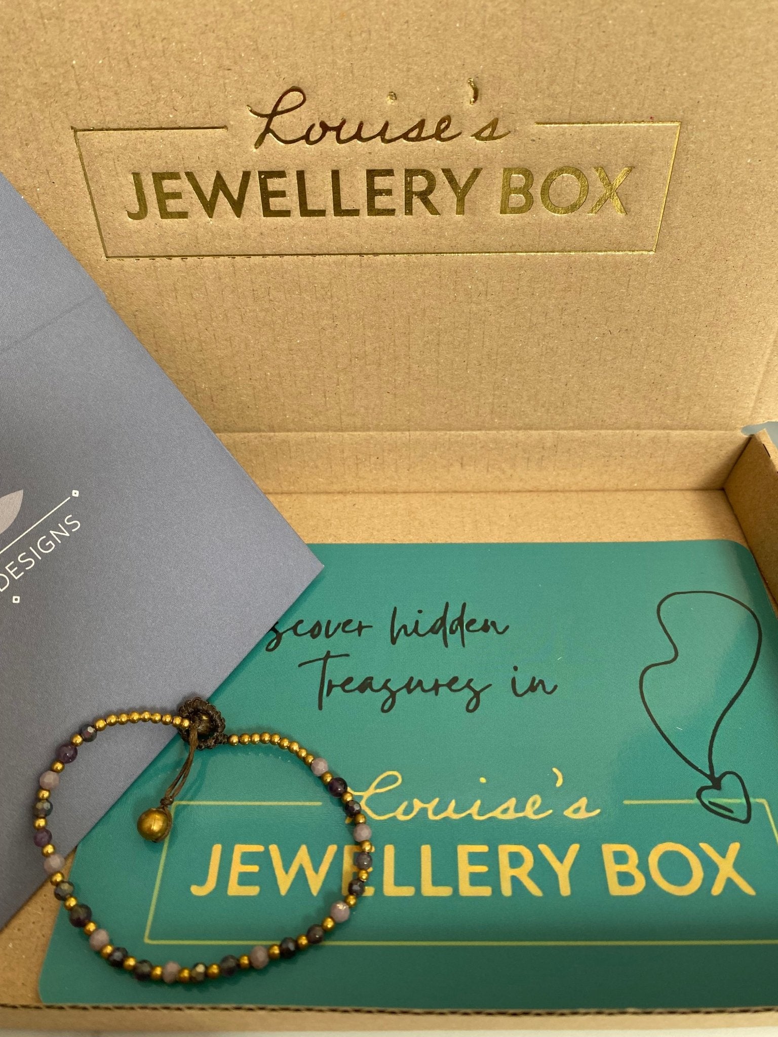 Amethyst Crystal Healing Bracelet for Anxiety - Louise's Jewellery Box