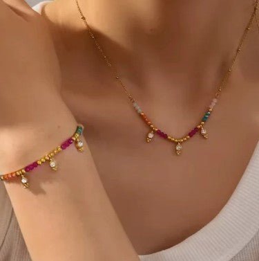 Boho Waterproof Beaded Bracelet - Louise's Jewellery Box