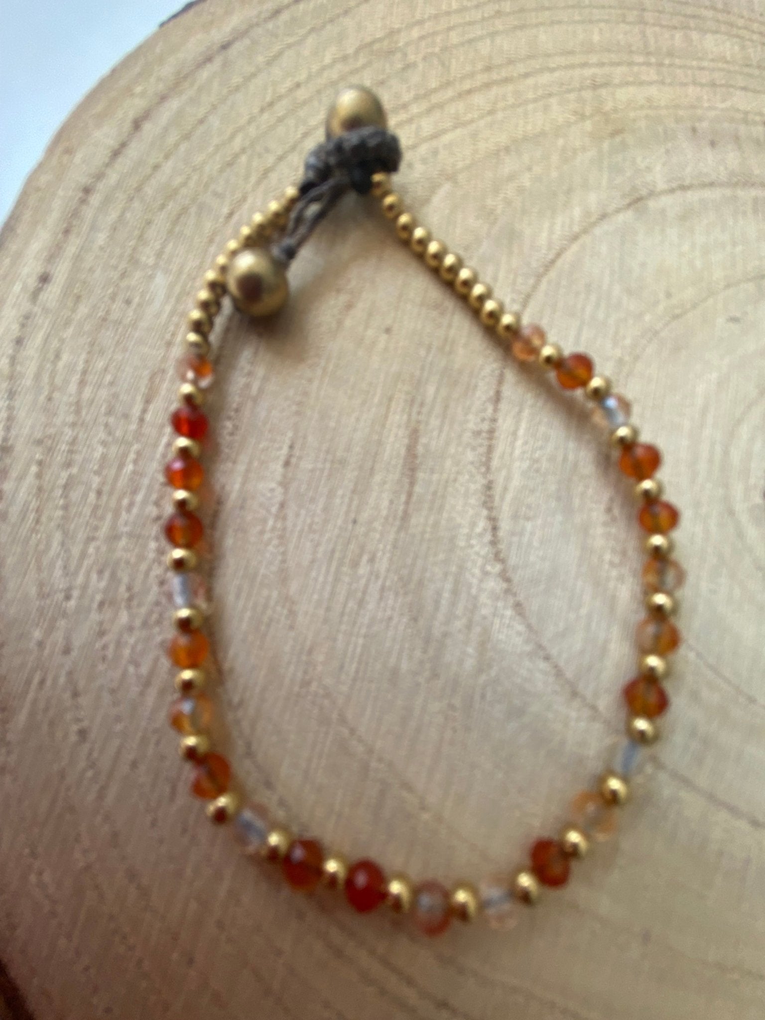 Carnelian Menopause Relief Crystal Healing Bracelet for Exhaustion - Louise's Jewellery Box