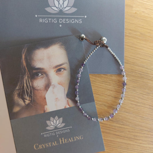 February Birthstone Bracelet - Amethyst - Louise's Jewellery Box