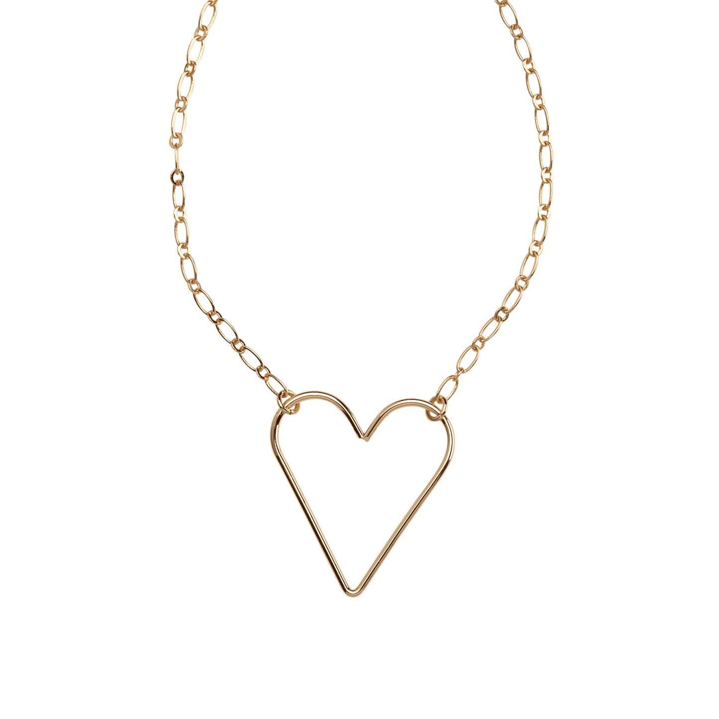 Juliet Gold Heart Necklace - Louise's Jewellery Box