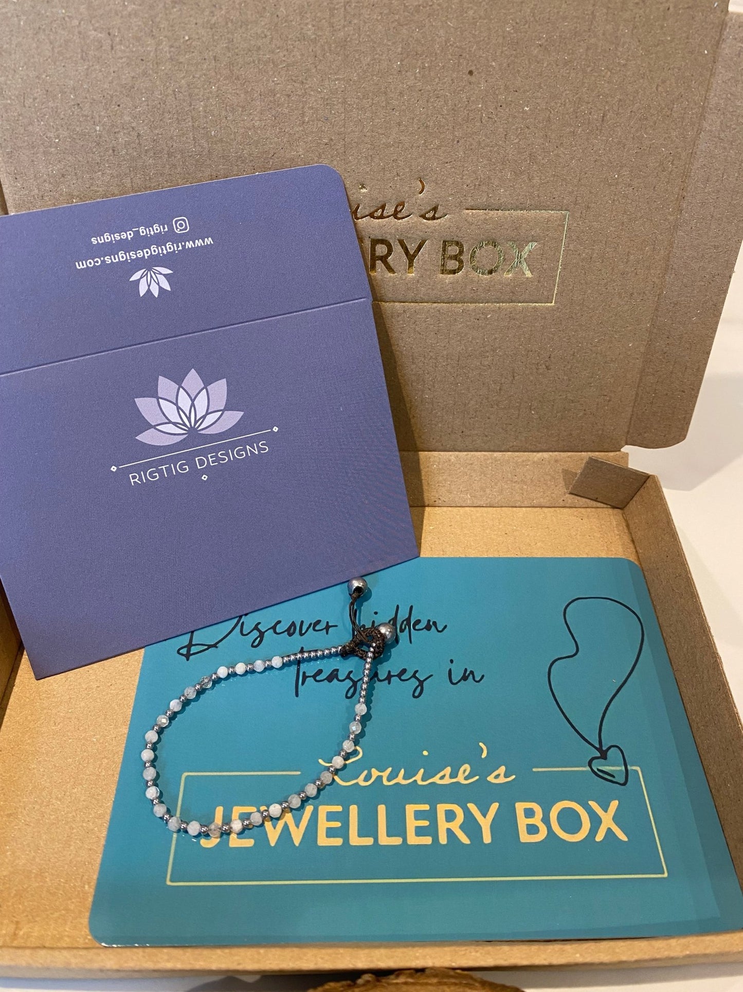 June Birthstone Bracelet - Moonstone - Louise's Jewellery Box