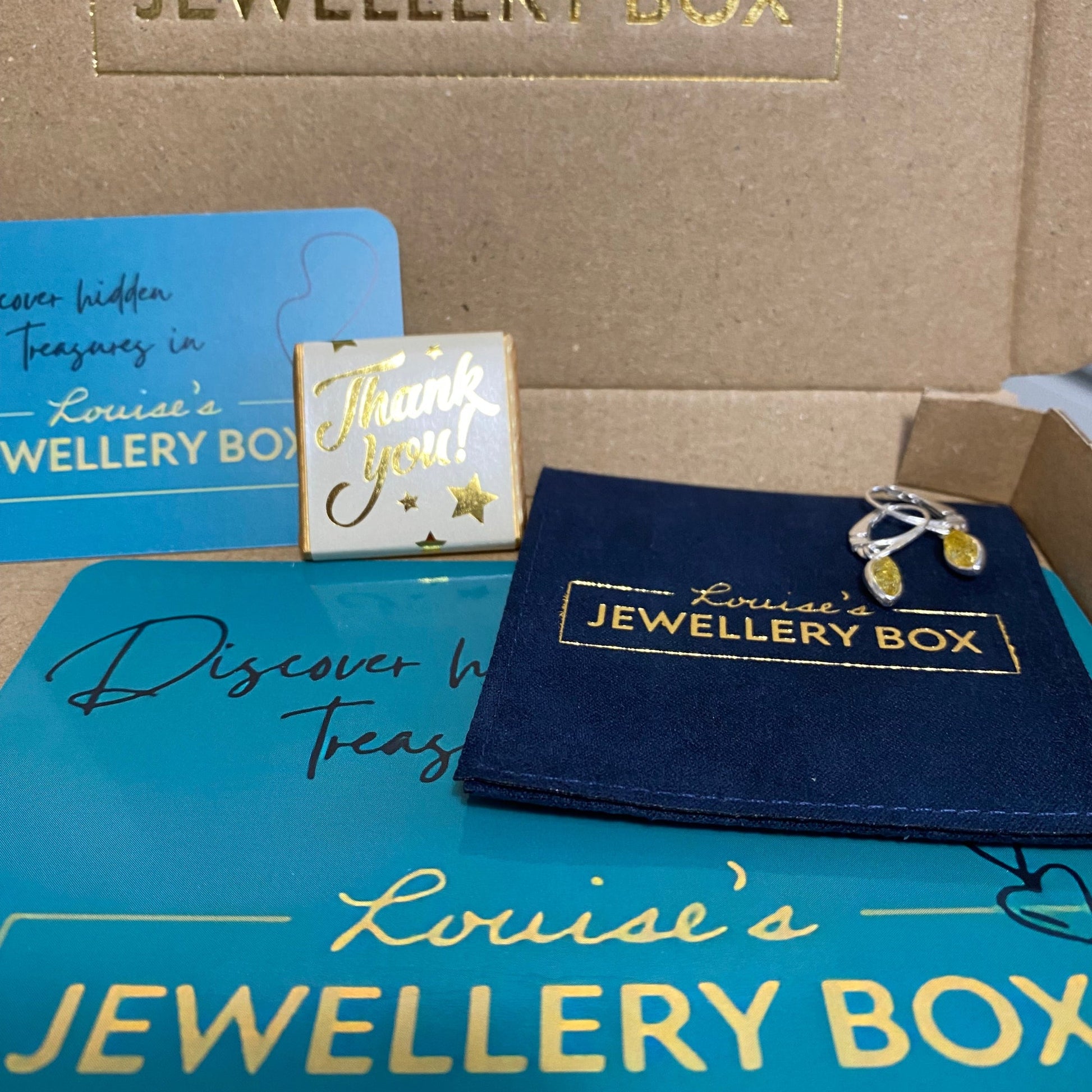 Leaf Shape Drop Earrings in Sterling Silver with Honey Baltic Amber - Louise's Jewellery Box