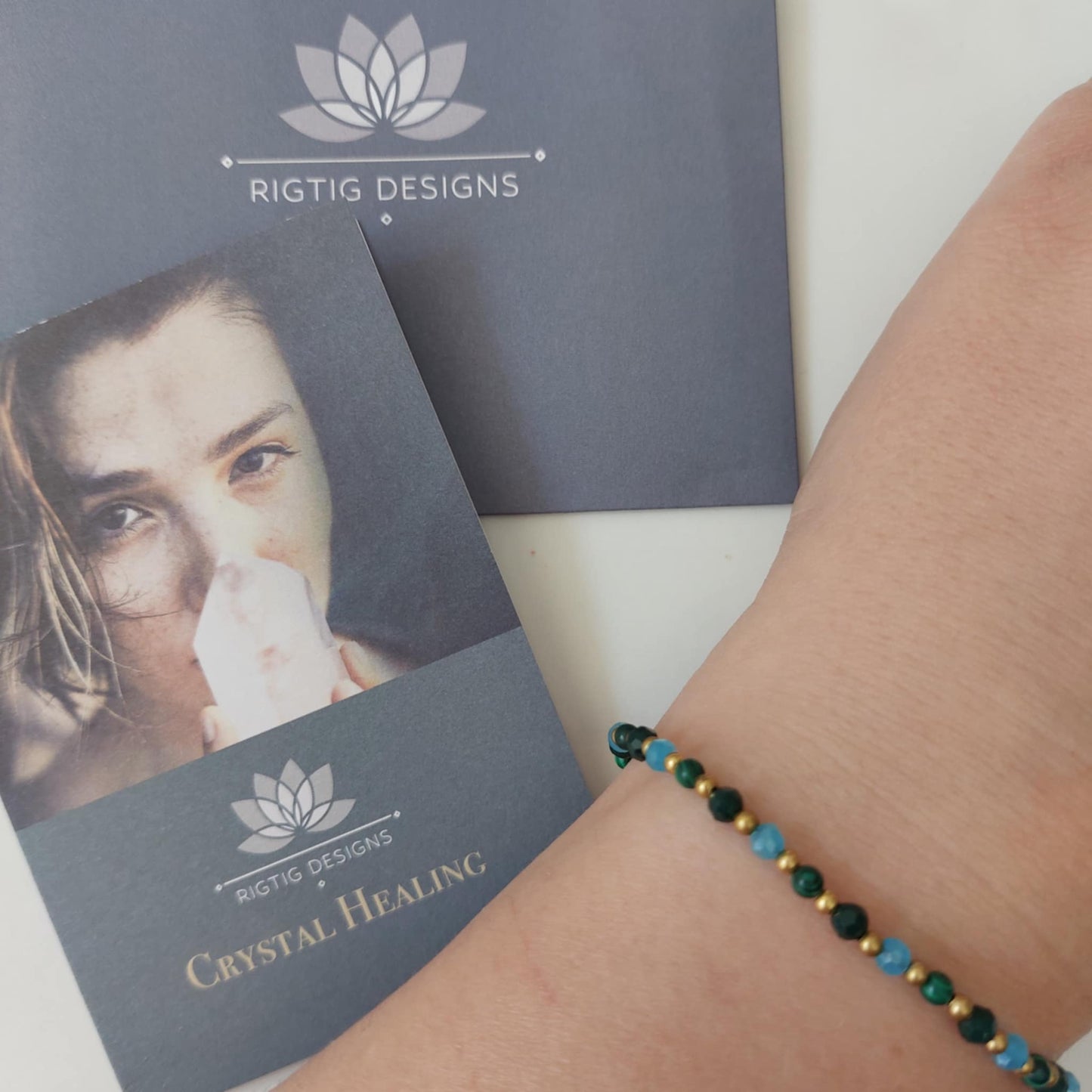 Malachite Crystal Healing Bracelet for Protection - Louise's Jewellery Box