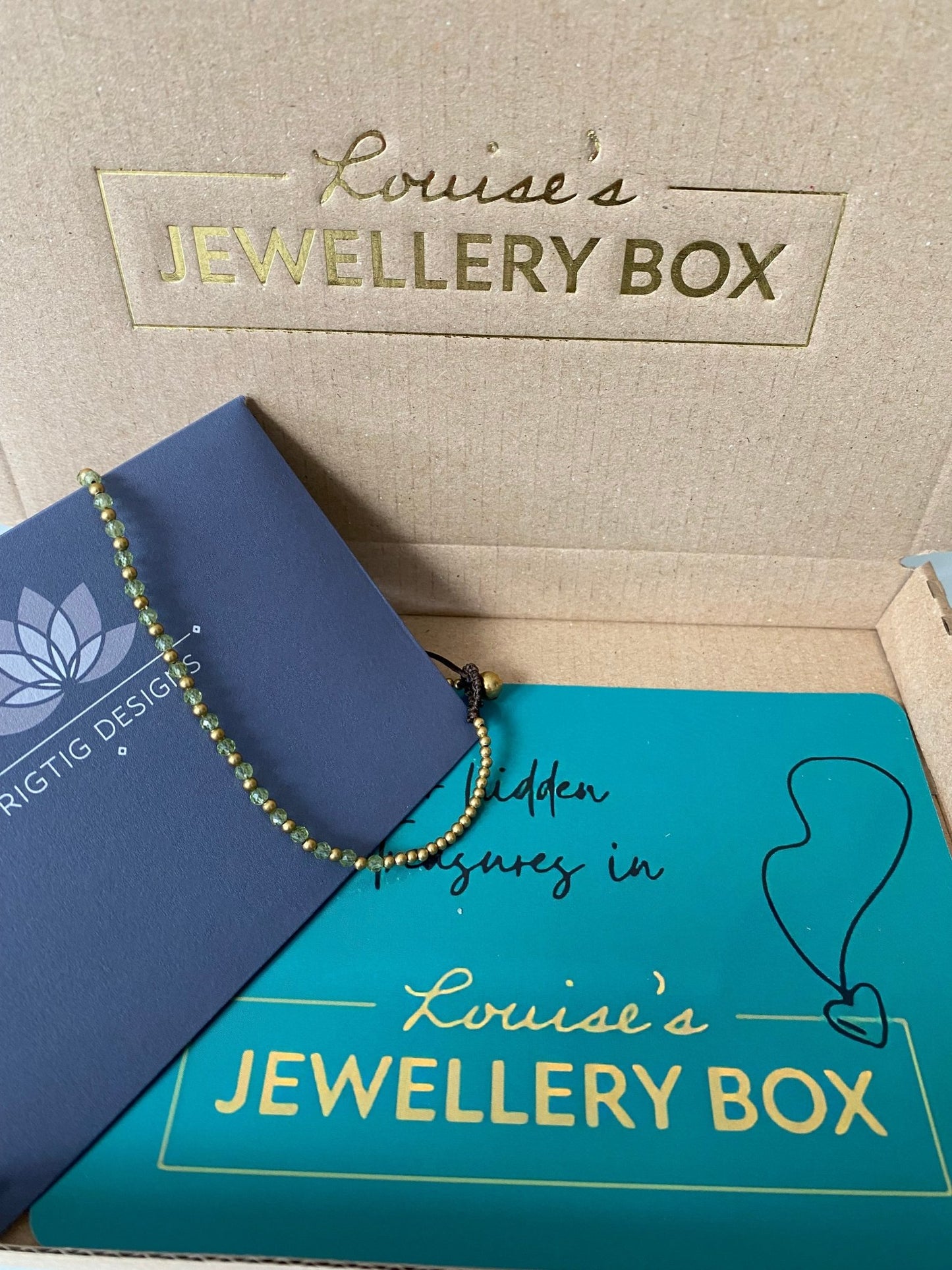 Peridot Crystal Healing Anklet for Positivity - Louise's Jewellery Box