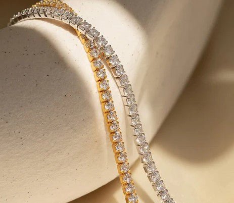 Silver Waterproof CZ Tennis Bracelet - Louise's Jewellery Box