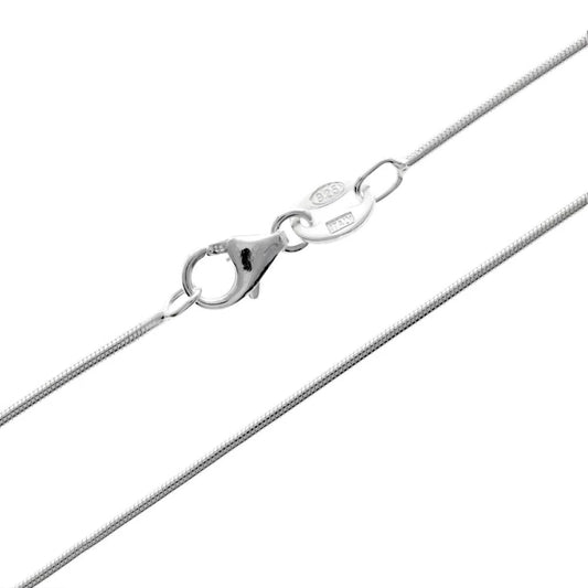 925 Sterling Silver Classic Round Snake Chain