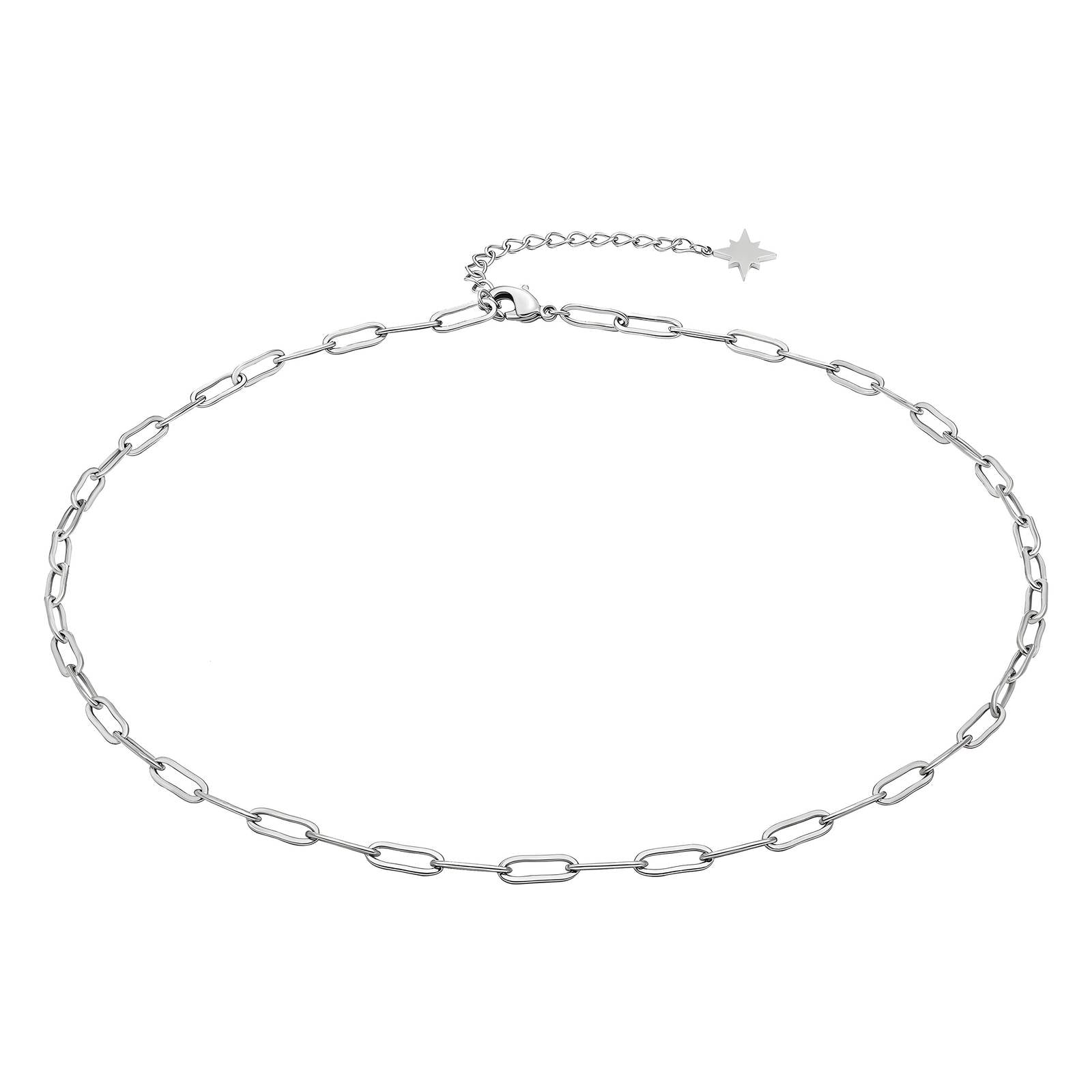 Stainless Steel Waterproof Paper Link Necklace - Louise's Jewellery Box