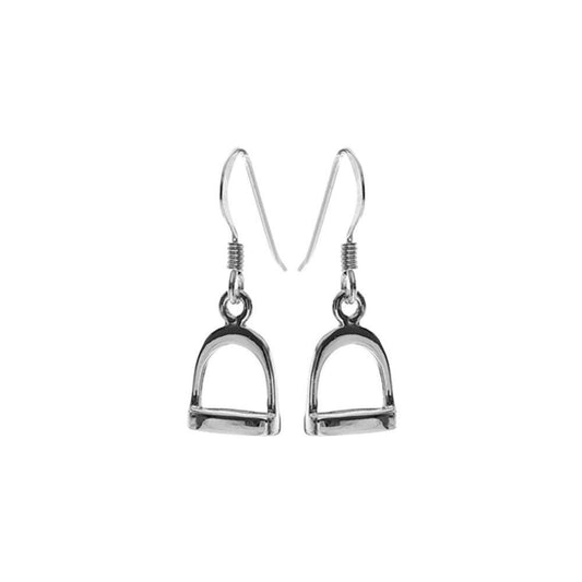 Sterling Silver Stirrup Drop Earrings - Louise's Jewellery Box