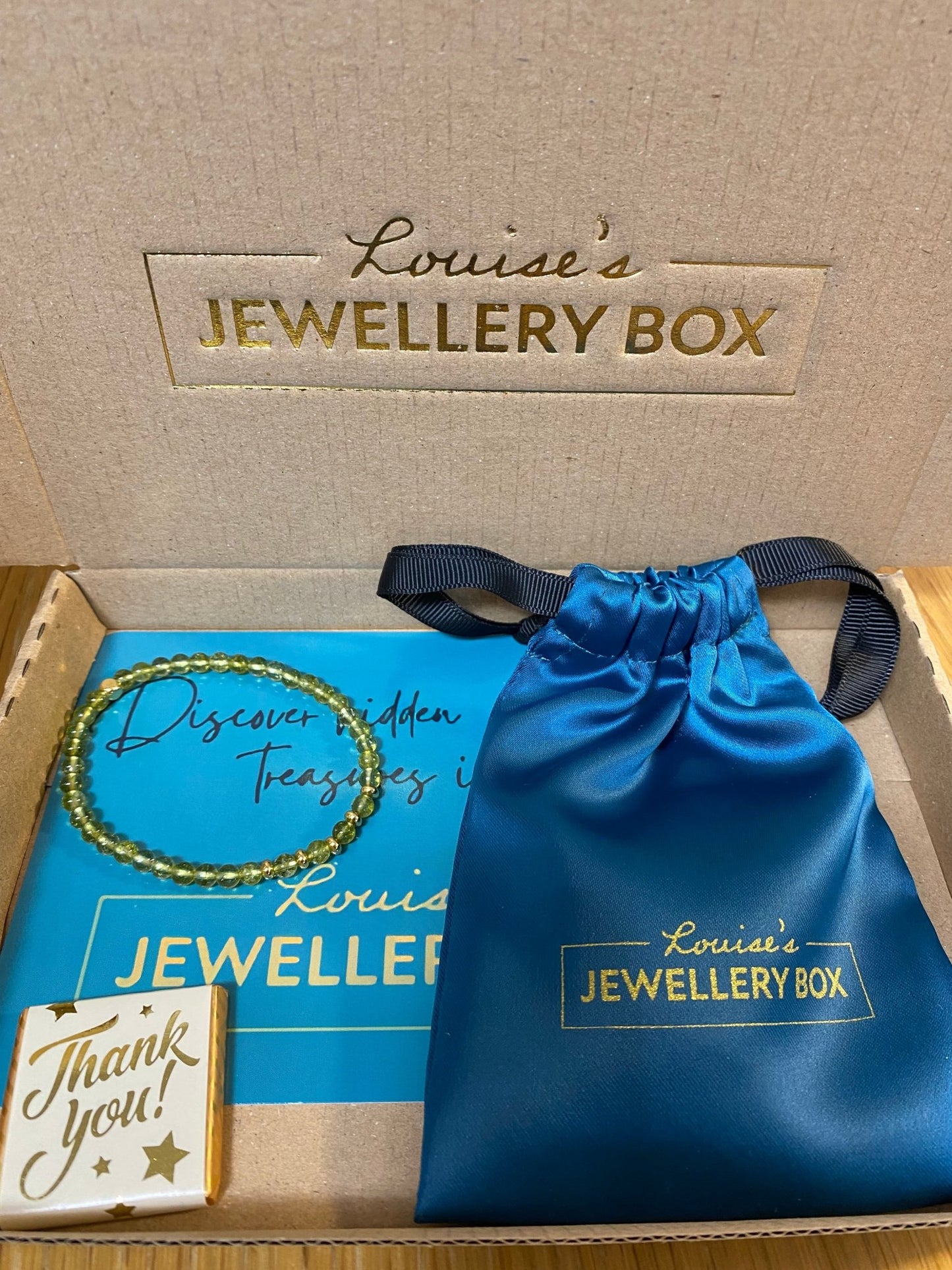 Taiwan Jade Bracelet with Gold Plating - Louise's Jewellery Box