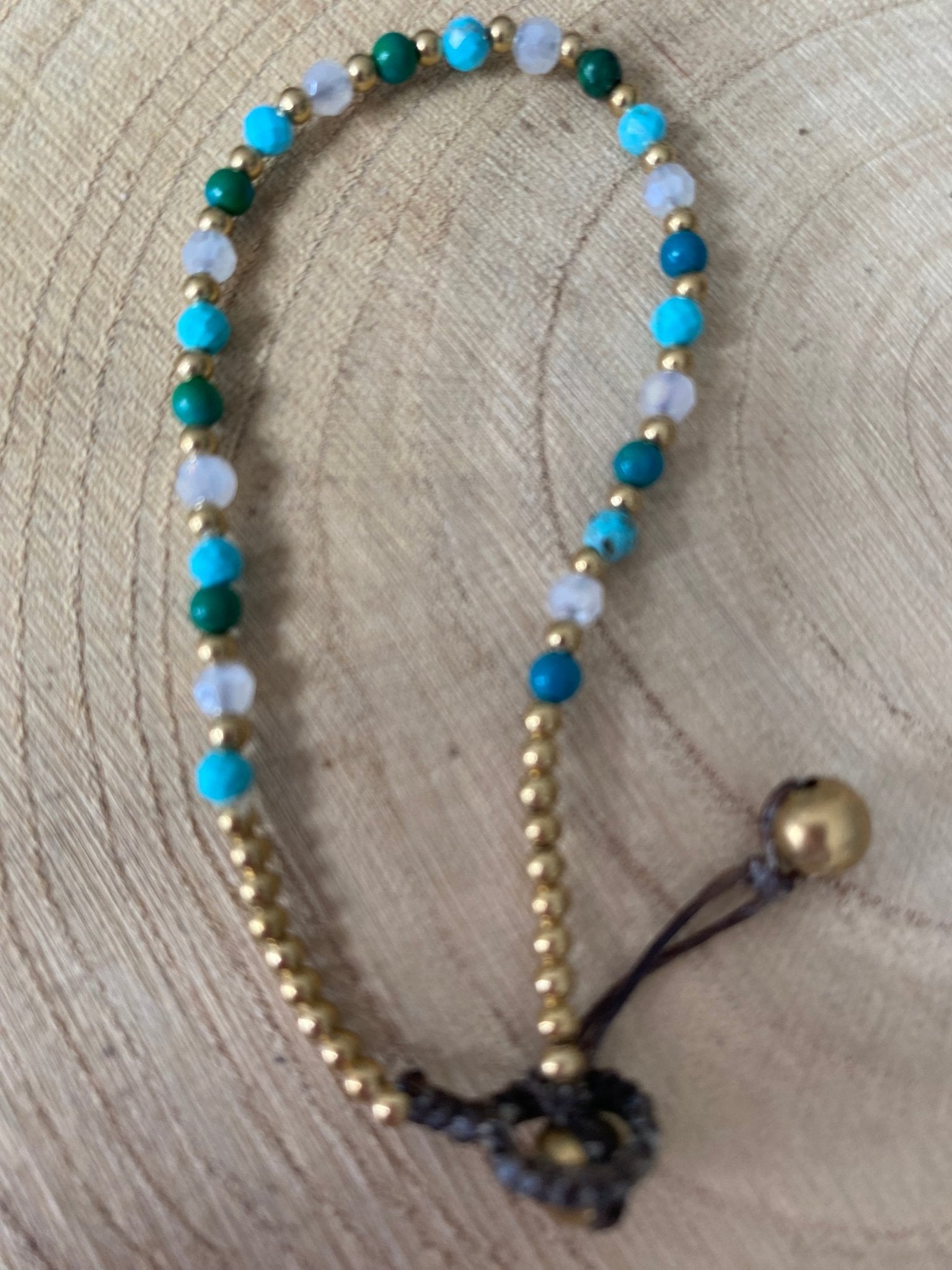 Turquoise Crystal Healing Bracelet for Luck - Louise's Jewellery Box